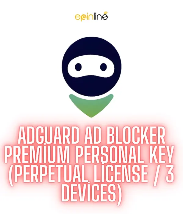 AdGuard Ad Blocker Premium Personal Key (Perpetual License / 3 Devices)