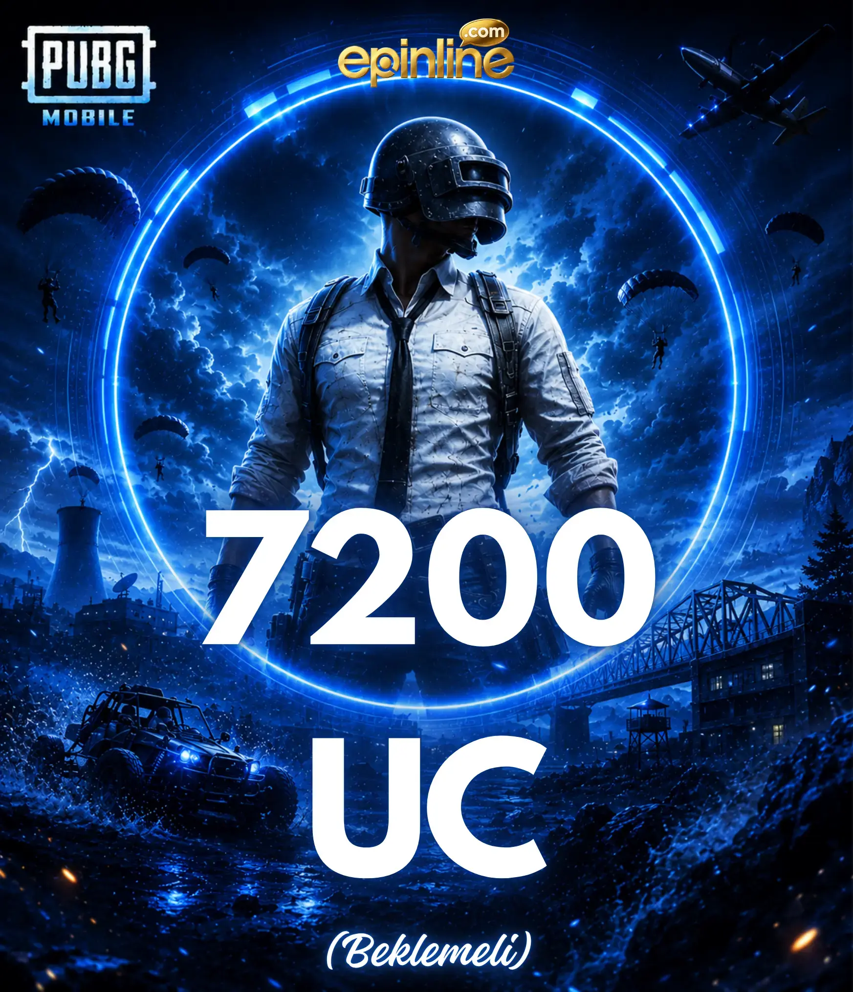 PUBG Mobile 7200 UC ( 2-5 GÜN İÇİNDE )