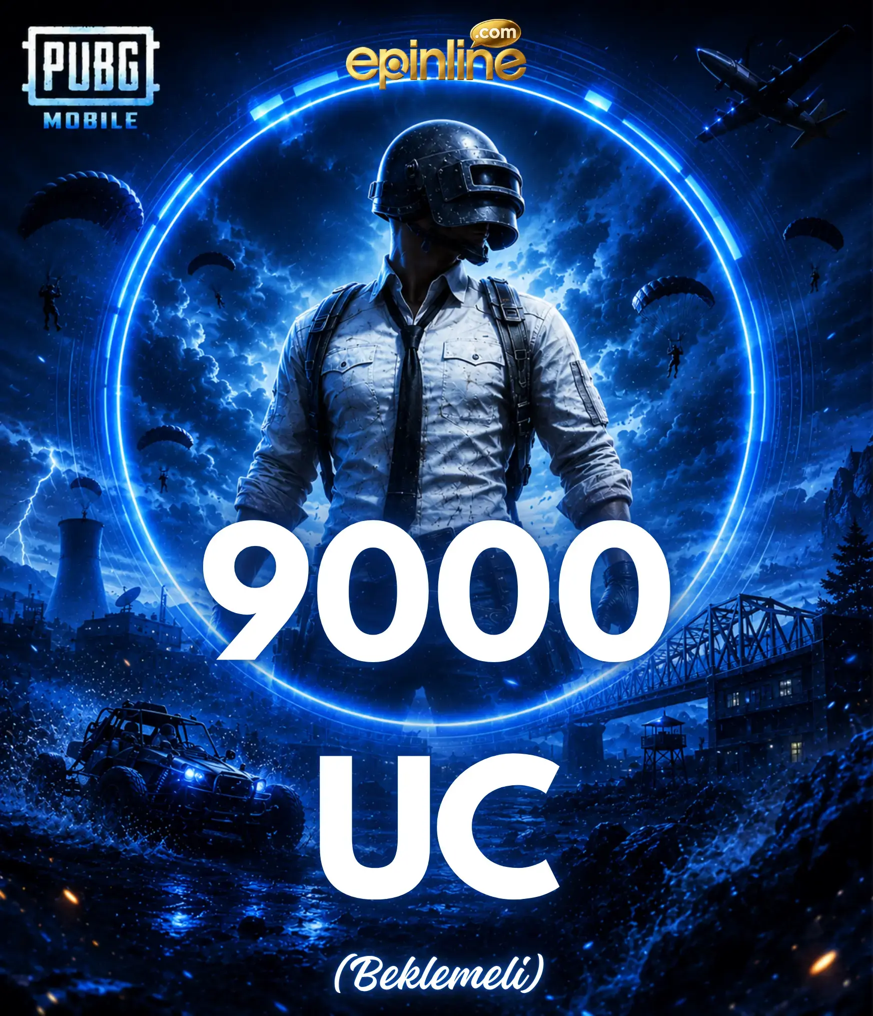 PUBG Mobile 9000 UC ( 2-5 GÜN İÇİNDE )