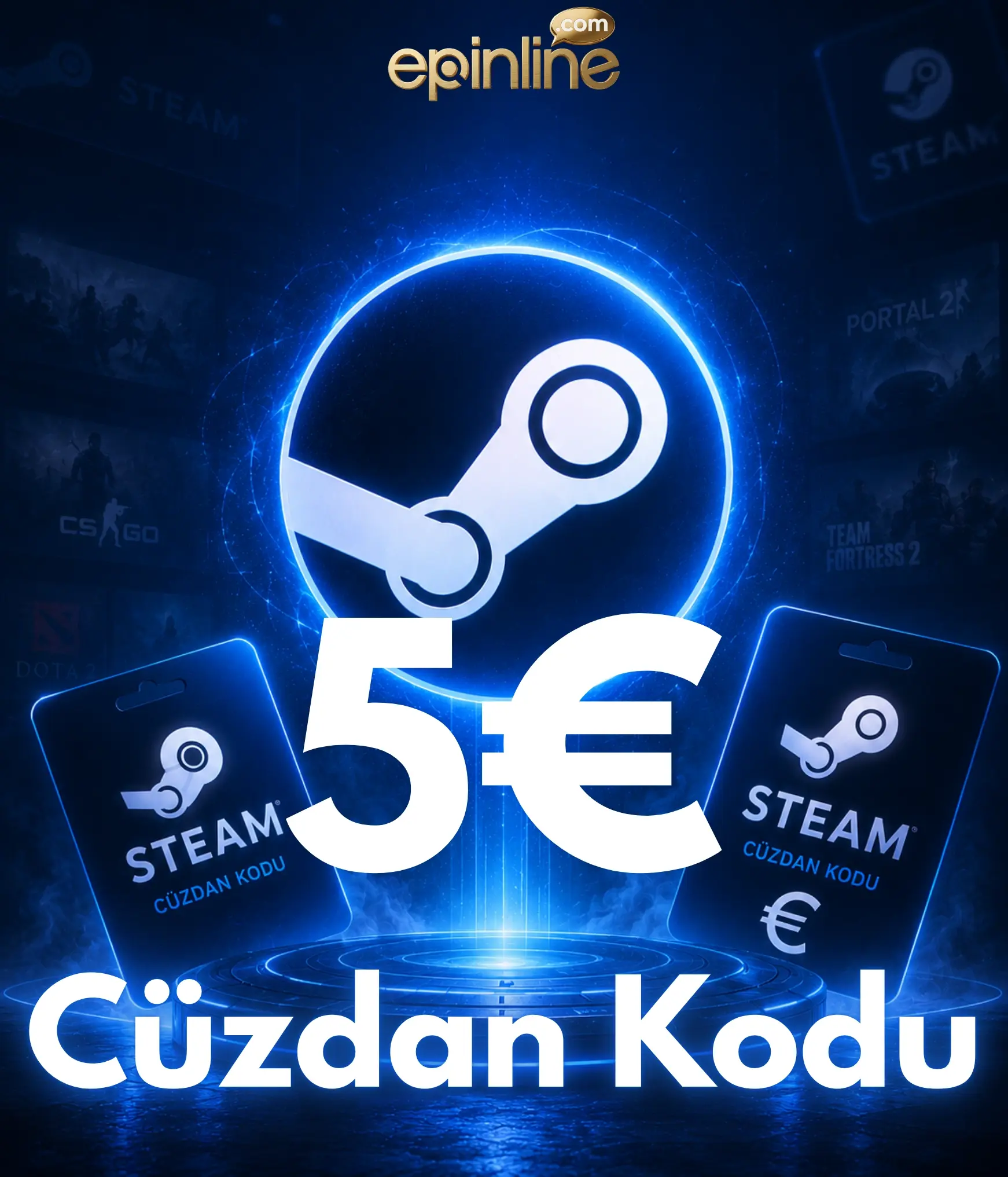 5 EURO Steam Wallet Code