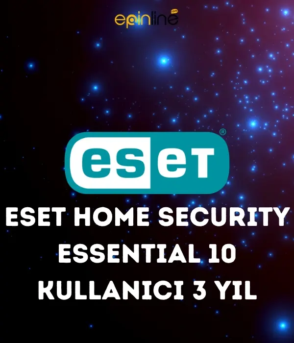 Eset Home Security Essential 10 Kullanıcı 3 Yıl