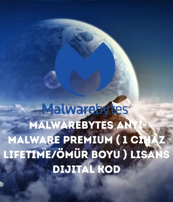 Malwarebytes Anti-Malware Premium ( 1 Cihaz Lifetime/ömür Boyu ) Lisans Dijital Kod