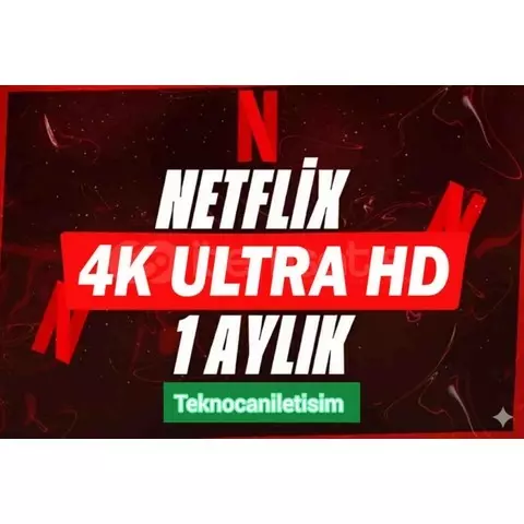1 Aylık Kişiye Özel Kapanmayan 4K Netflix