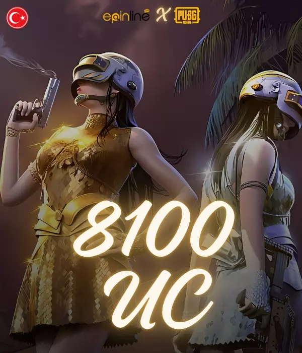 PUBG Mobile 8100 UC-TR