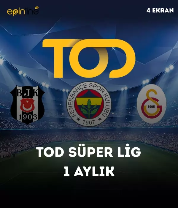 TOD Süper Lig 1 Aylık (4 Ekran)