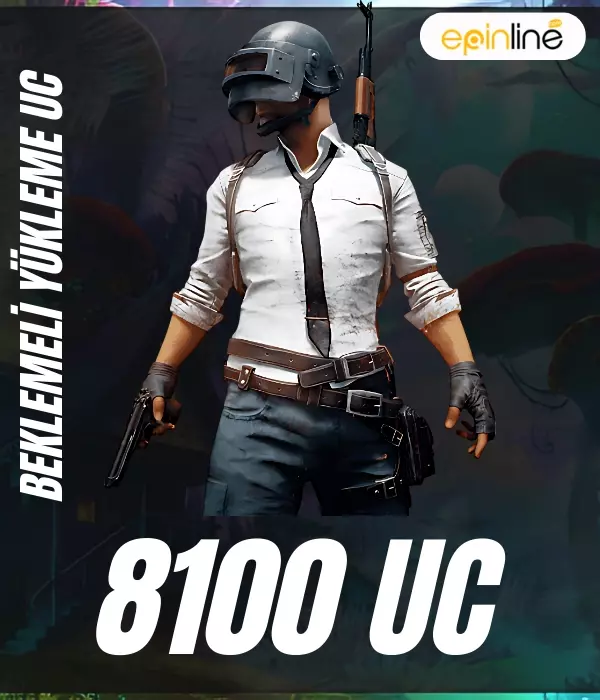 Pubg Mobile 8100 UC ( 0-72 SAAT İÇİNDE )