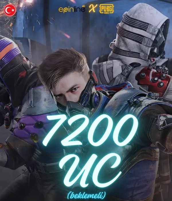 Pubg Mobile 7200 UC ( 0-72 SAAT İÇİNDE )
