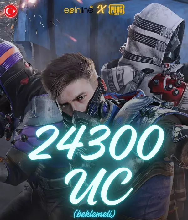 Pubg Mobile 24300 UC ( 0-72 SAAT İÇİNDE )