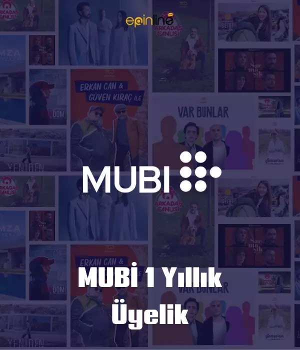 MUBİ 1 yıllık üyelik ( HESAP ŞEKLİNDE İLETİLİR )
