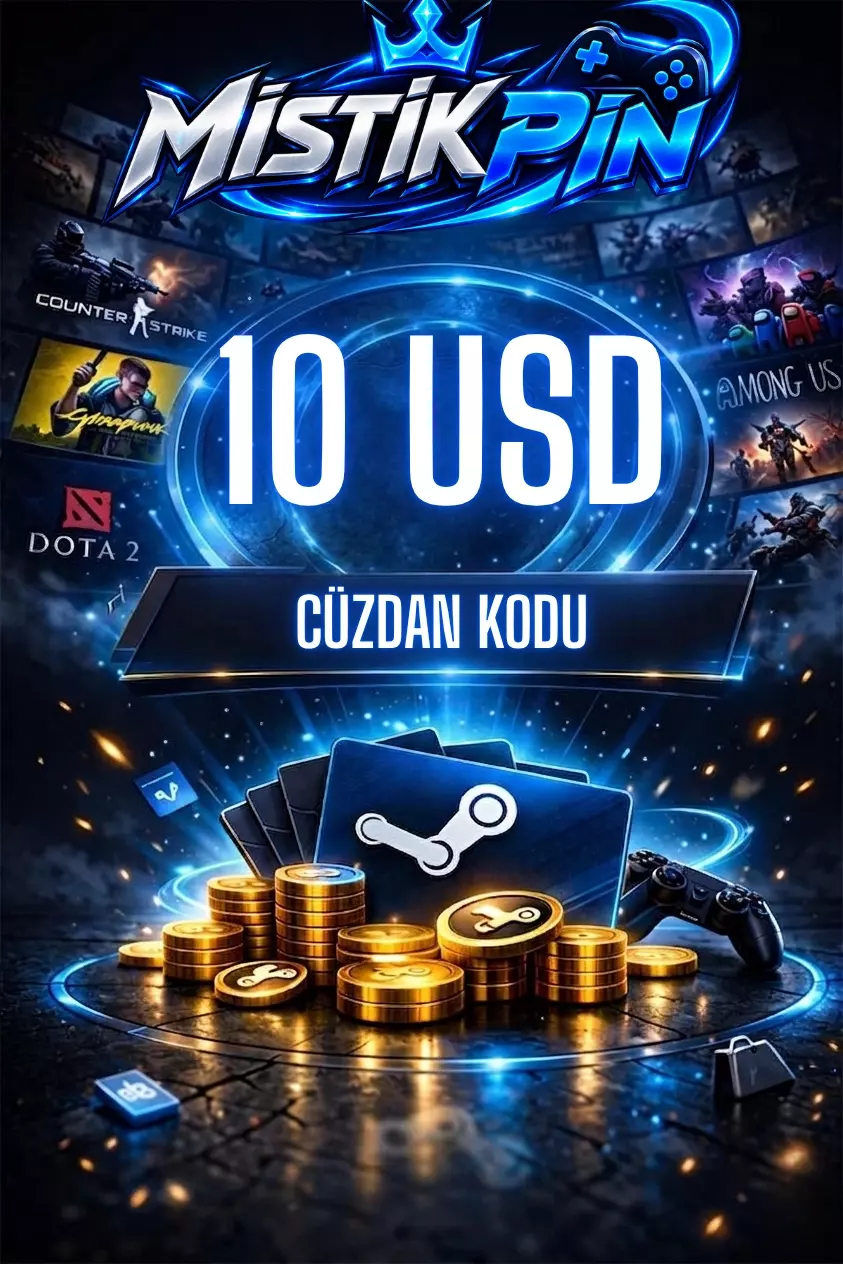 Cüzdan Kodu 10 USD-Dolar