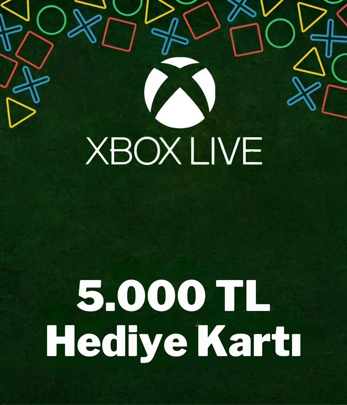 Xbox Live 5000 TL Hediye Kartı