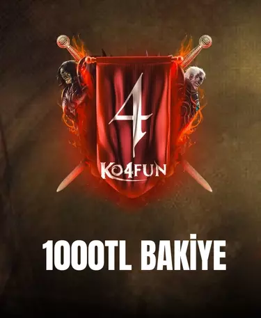 KO4FUN 1000 TL + 300 TL Bonus Bakiye