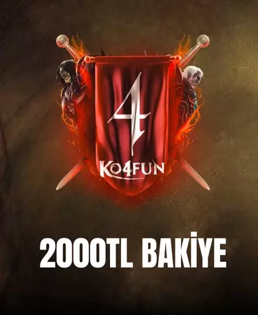 KO4FUN 2000 TL + 600 TL Bonus Bakiye