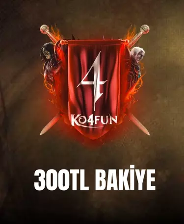 KO4FUN 300 TL + 60 TL Bonus Bakiye
