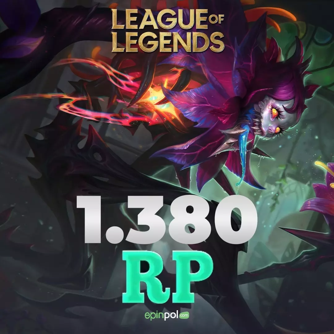 League Of Legends 1380 RP