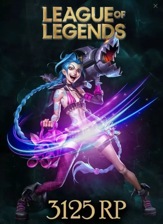 League Of Legends 3125 RP