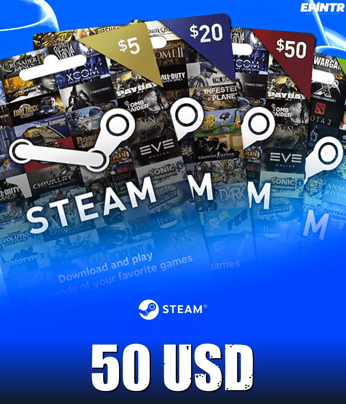 Steam 50 USD