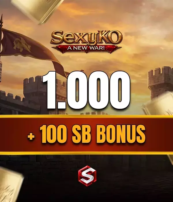 SexyKO 1000 SexyBalance + 100 SexyBalance Süper Bonus