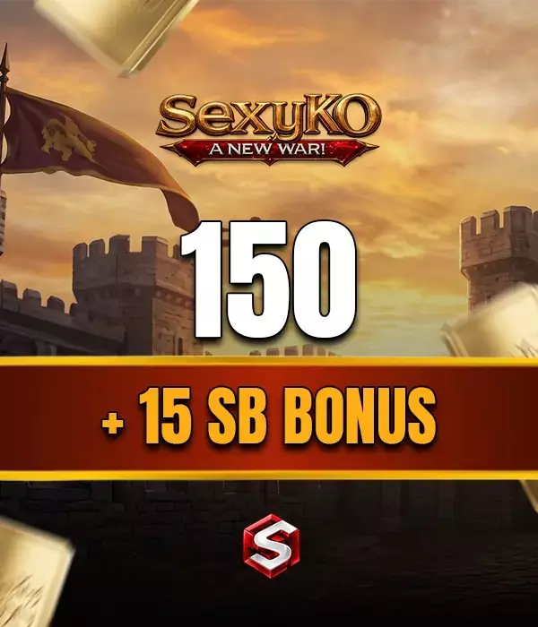 SexyKO 150 SexyBalance + 15 SexyBalance Süper Bonus