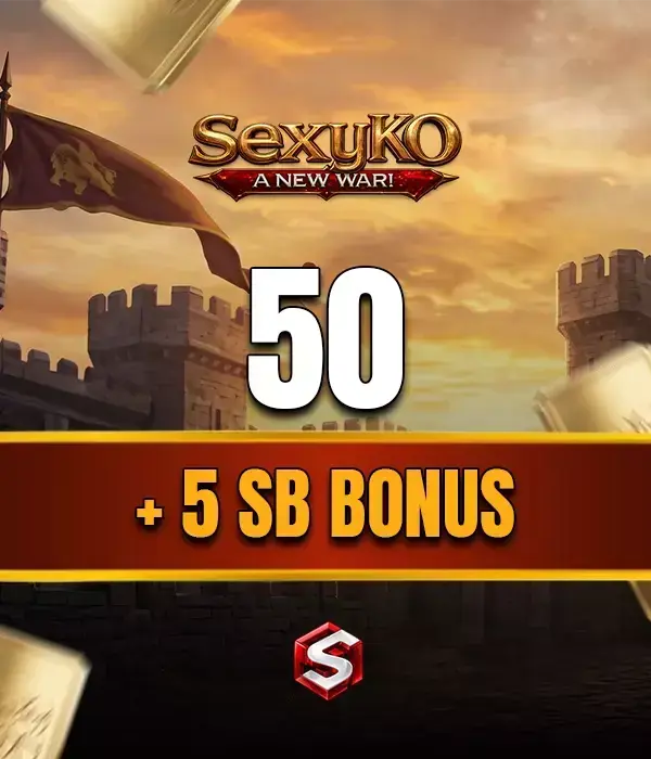SexyKO 50 SexyBalance + 5 SexyBalance Süper Bonus
