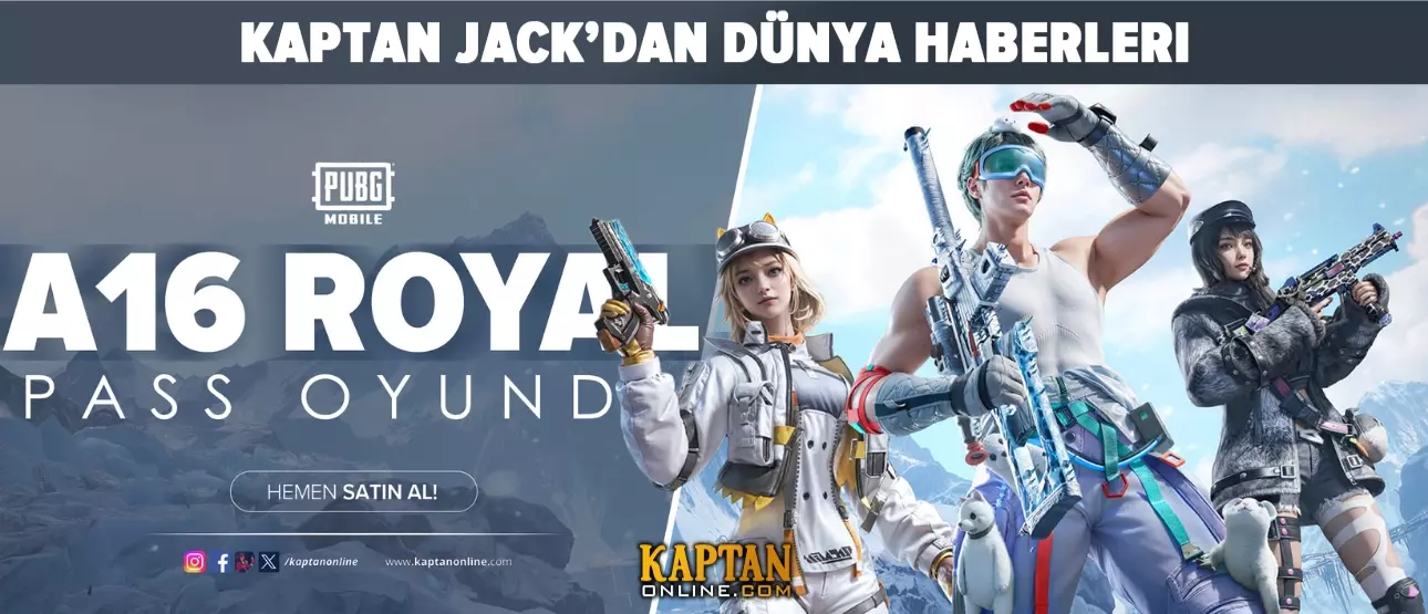 PUBG Mobile A16 Royal Pass Yayında – Yeni Ödüller, Görevler ve Sezon İçerikleri