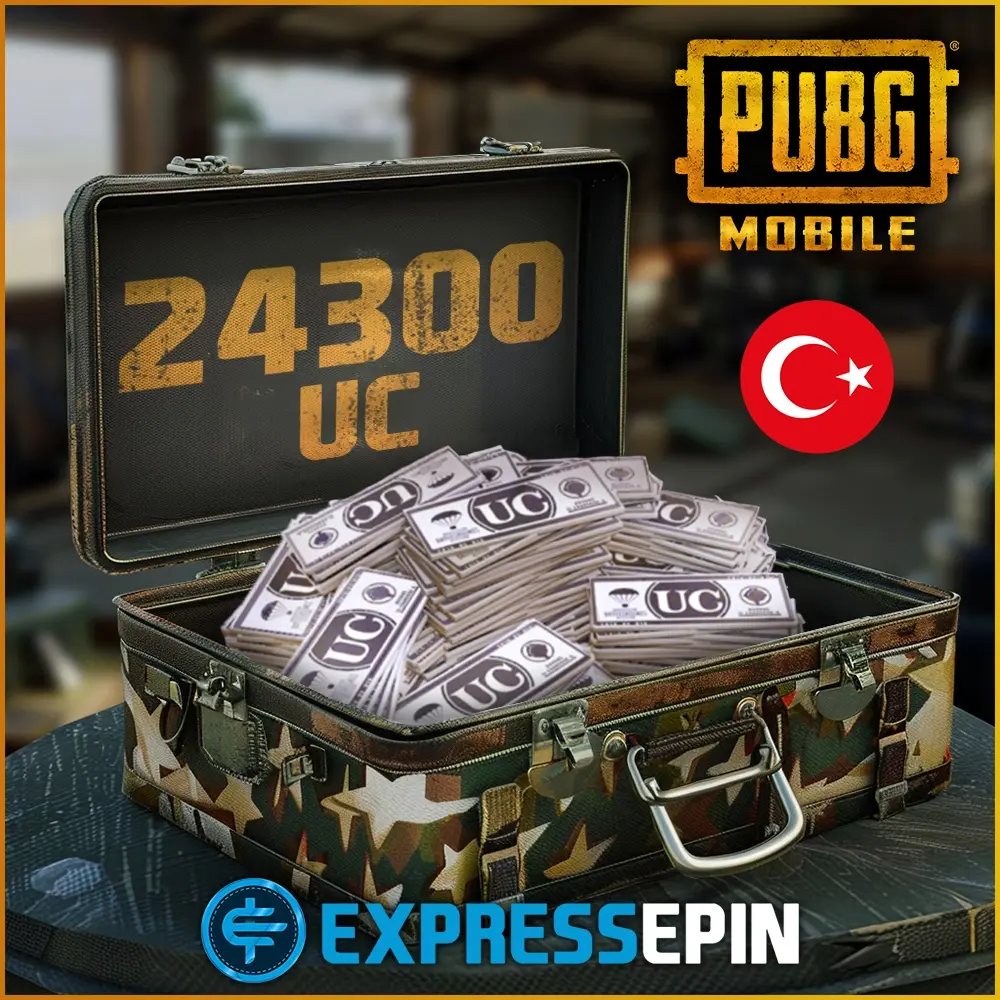 Pubg Mobile Süreli 24300  UC