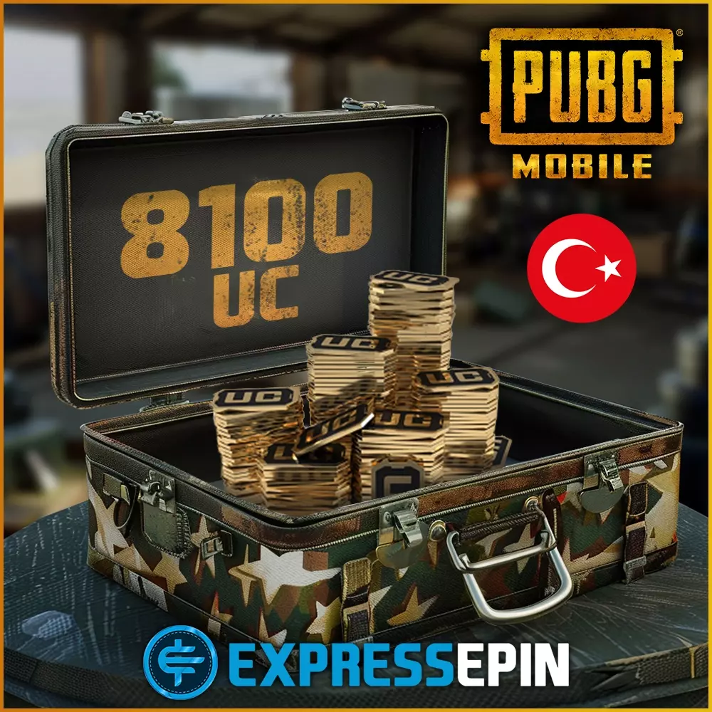 Pubg Mobile 8100 Süreli UC