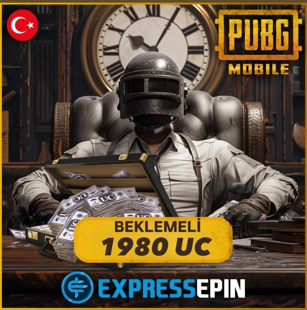 Pubg Mobile Süreli 1980 UC