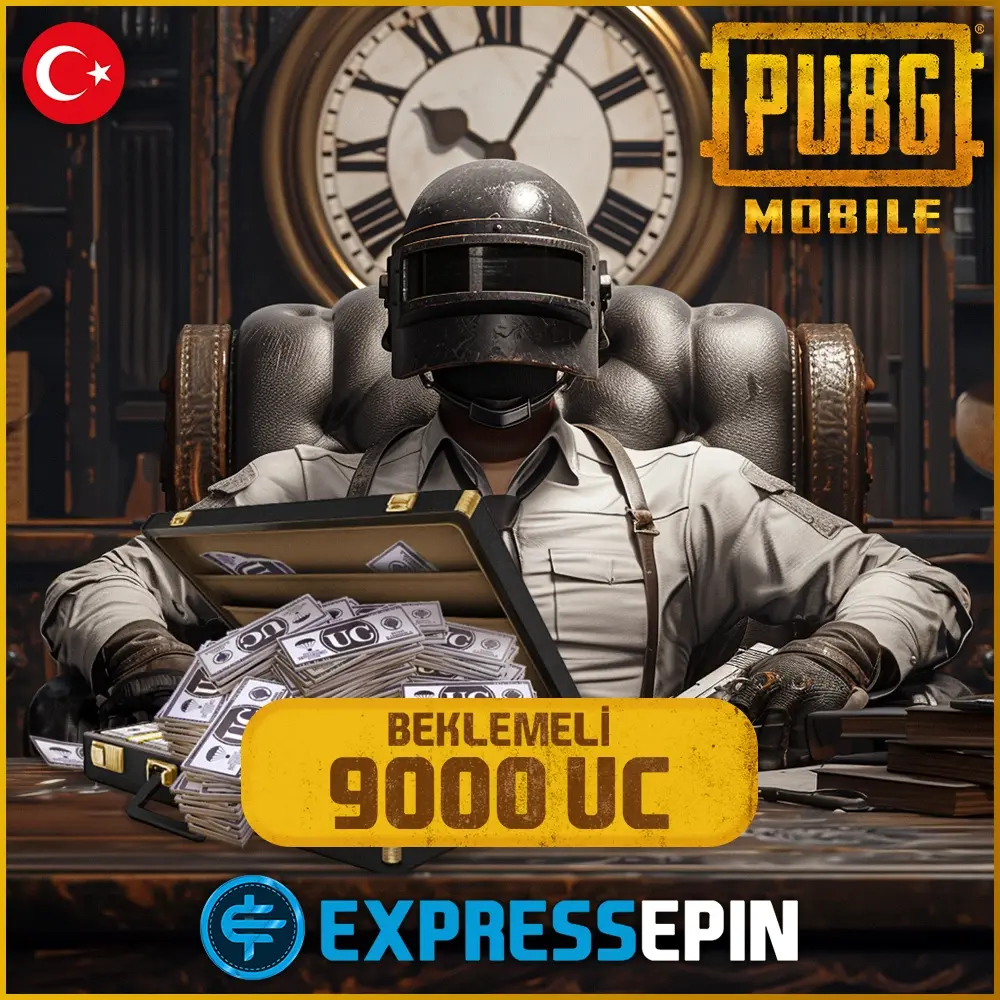 Pubg Mobile Süreli   9000  UC