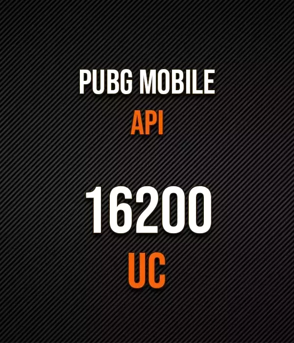 16200 UC PUBG MOBİLE APİ