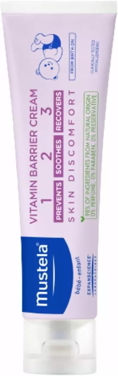 Mustela Vitamin Barrier Cream 1.2.3 Pişik Kremi 100 Ml