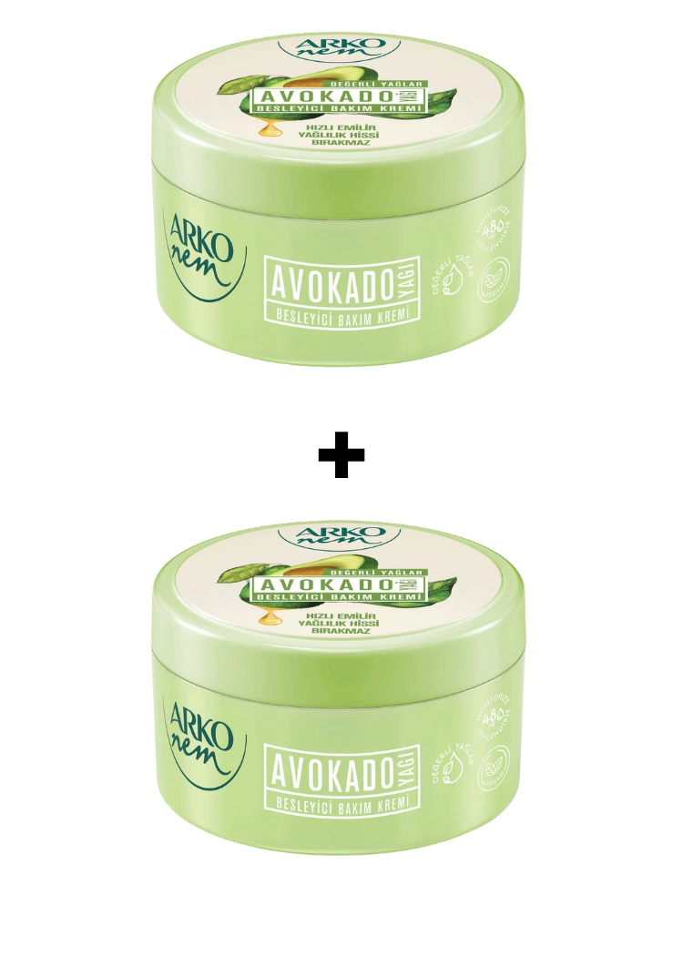 Arko Nem Zeytinyağlı Besleyici Bakım Kremi 250 ML 2'li Avantaj Paket