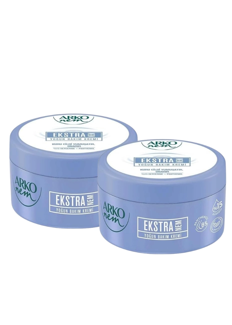 Arko Nem Yoğun Bakım Kremi Extra Nem 250 ML 2'Li Avantaj Paketi