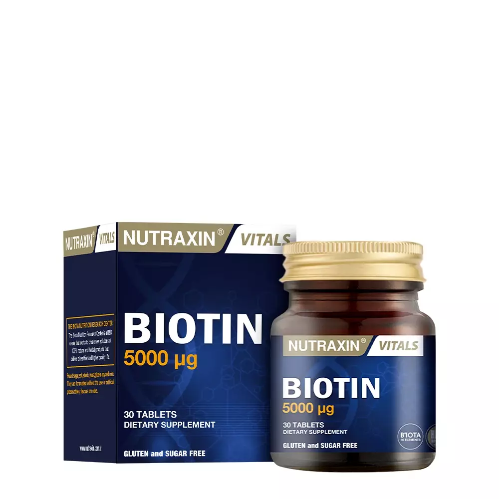 Nutraxin Biotin 5000 mcg 30 Tablet