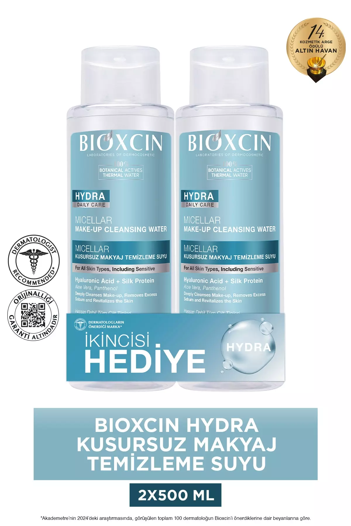 BIOXCIN HYDRA MICEL SU 500ML_1+1