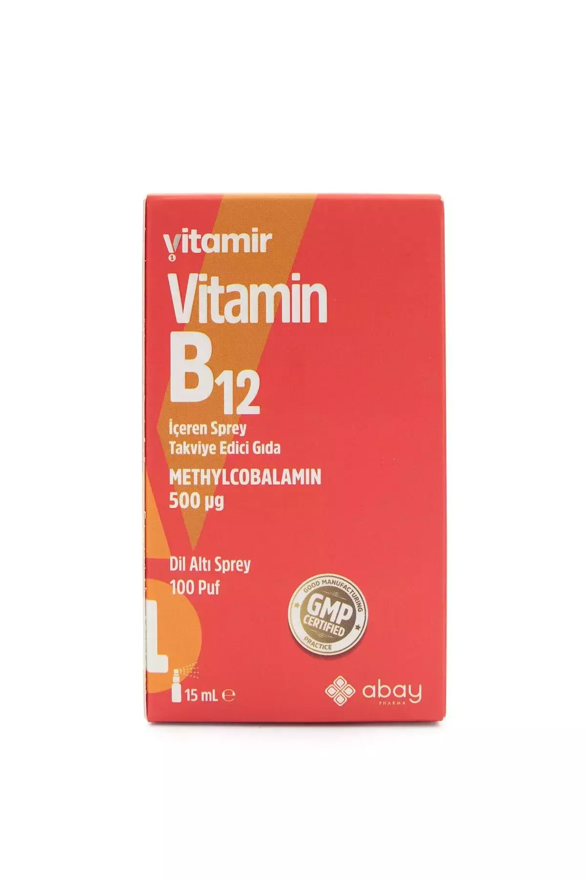 vİTAMİR B12 Methylcobalamin Dilaltı Sprey 100 Puf