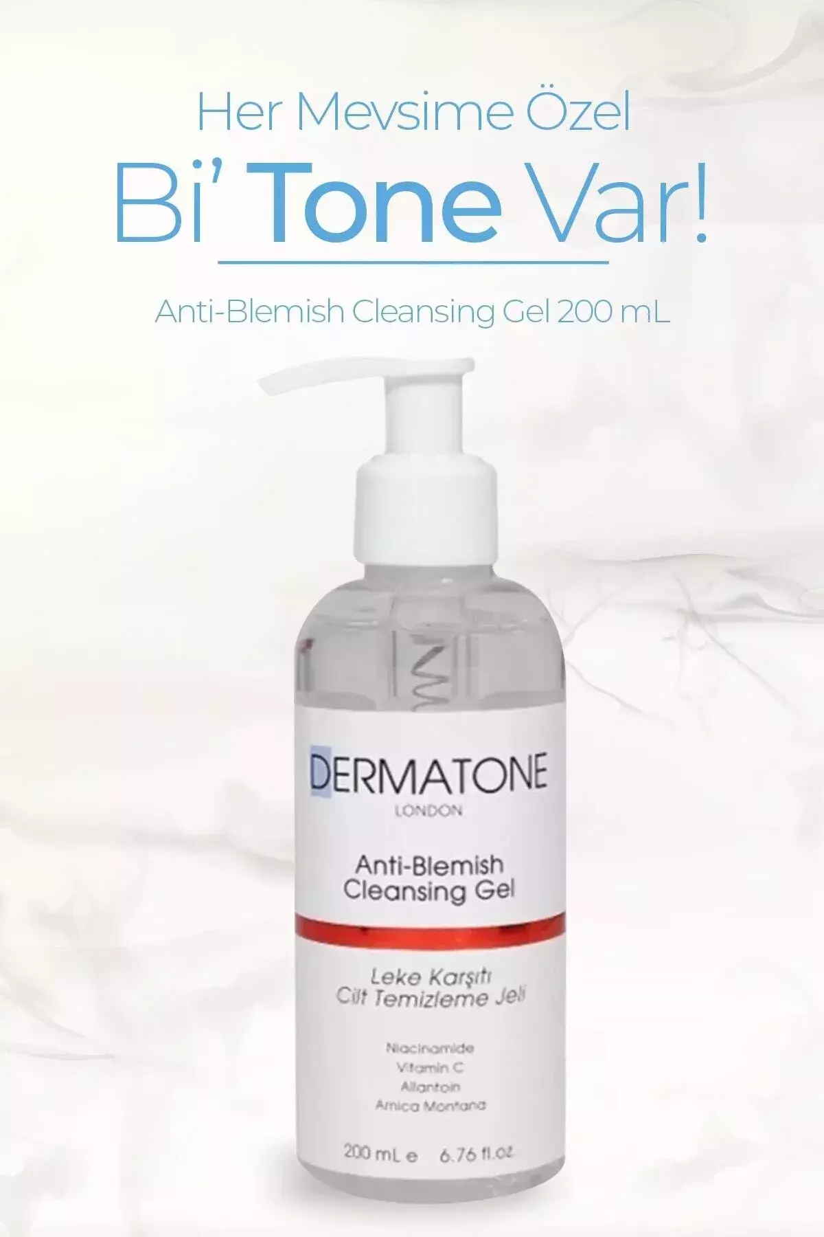 Anti-blemish Cleansing Gel | Leke Karşıtı Cilt Temizleme Jeli | Niacinamide, Vitamin C, Allantoin