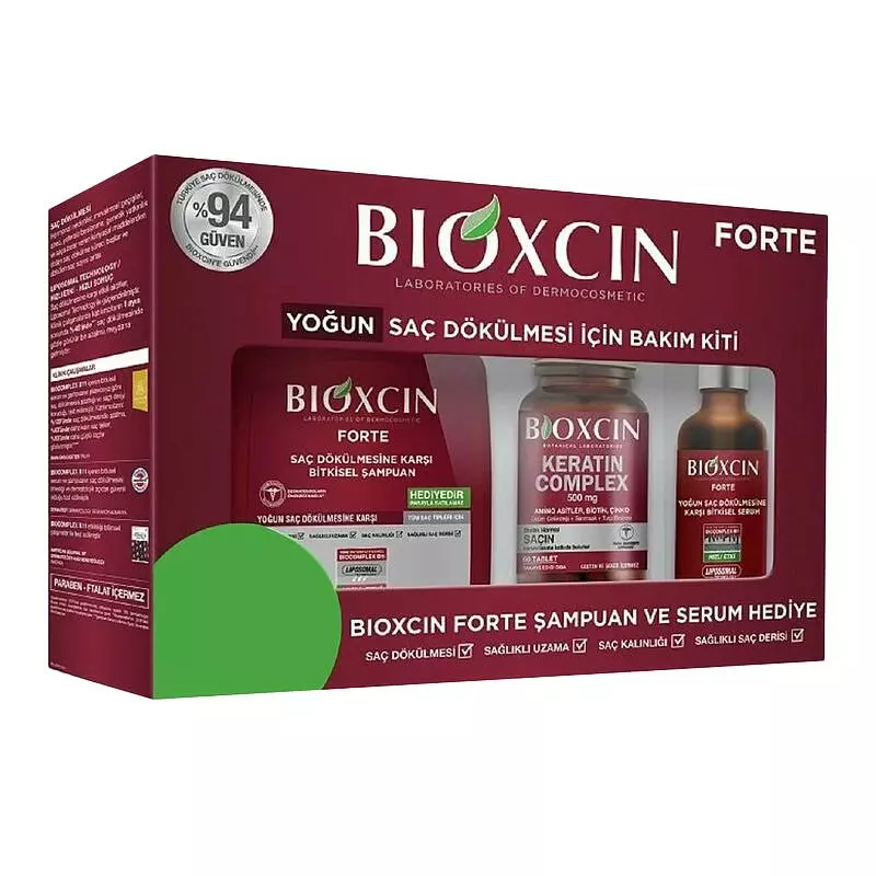 Bioxcin Forte Yoğun Saç Dökülmesine Karşı Bakım Kiti