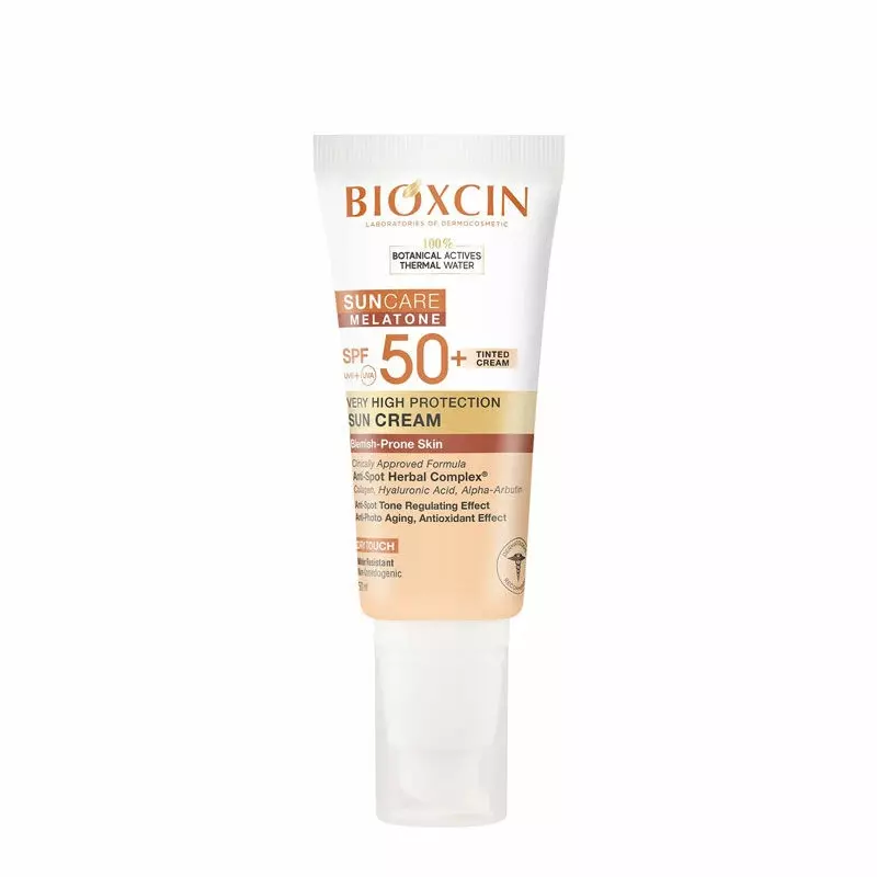 Bioxcin Sun Care Lekeli Ciltler için Güneş Kremi SPF 50+ 50 ml - Renkli