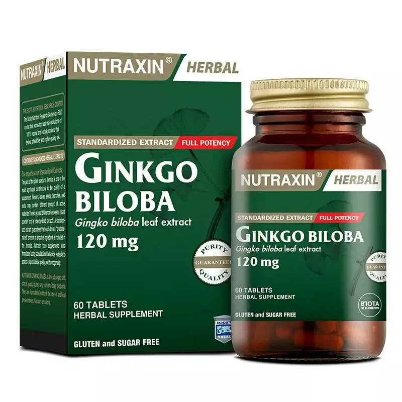 Nutraxin Ginkgo Biloba 60 Kapsül