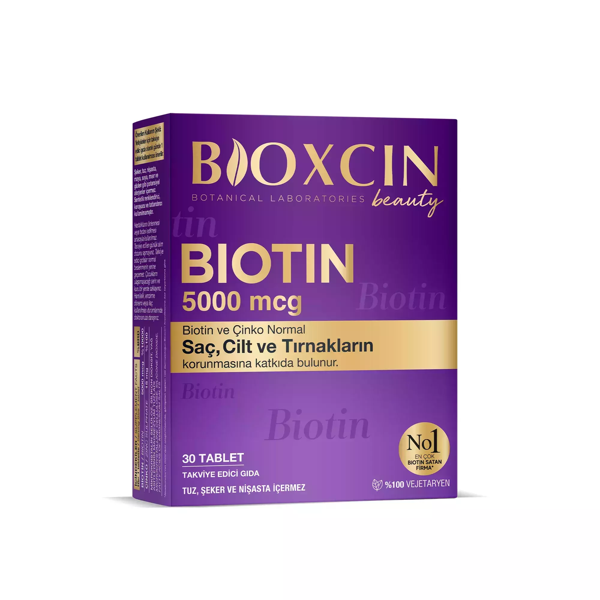 B'OXCIN BIOTIN 5000MCG 30TABLET