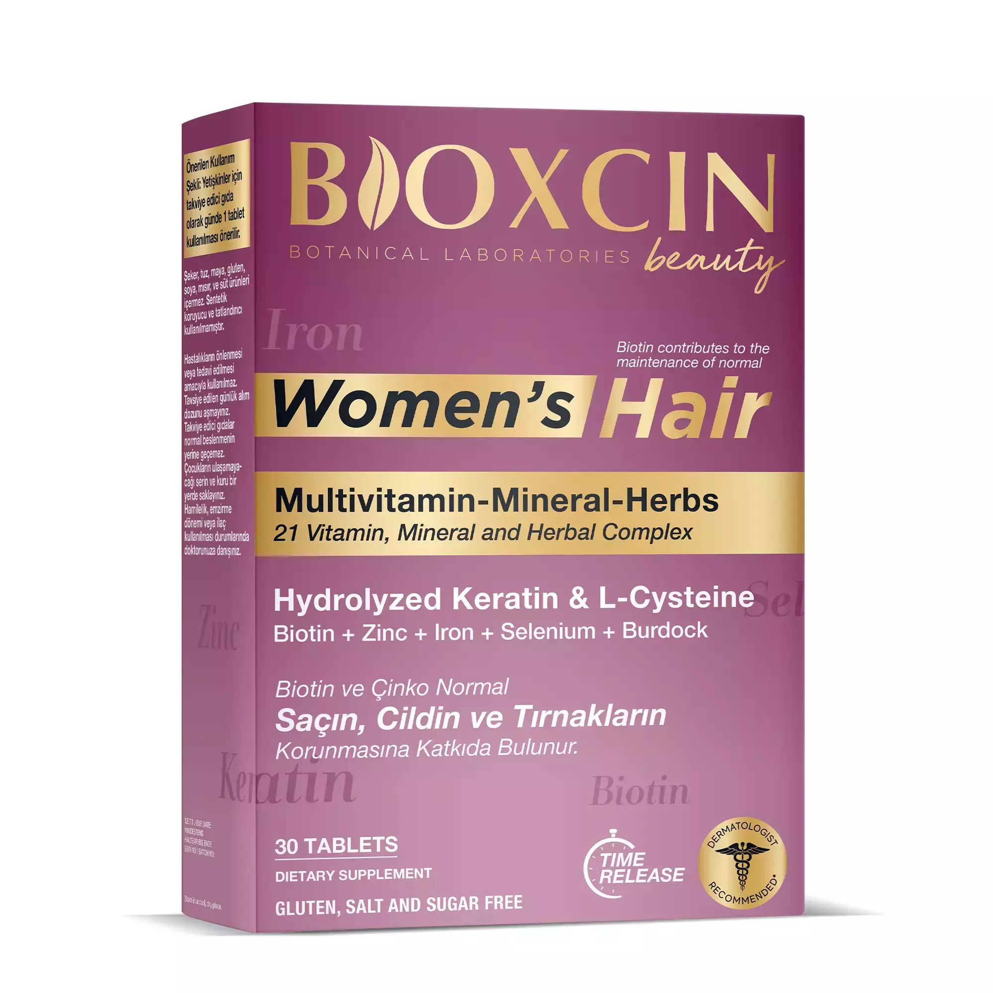 B'OXCIN WOMEN'S HAIR 30 TABLET