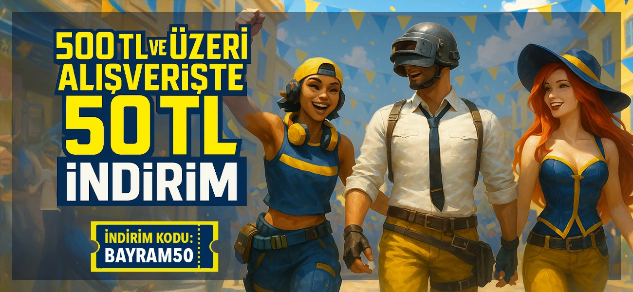 Bayram Boyunca Alışverişlerinizde 50TL İndirim