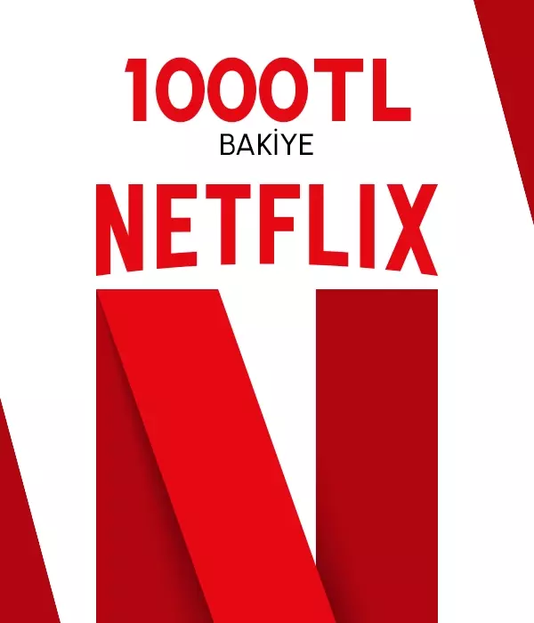Netflix Hediye Kartı 1000 TL