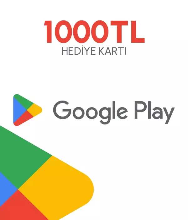Google Play 1000 TL Hediye Kartı