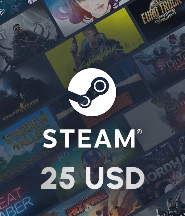 Steam 25 USD