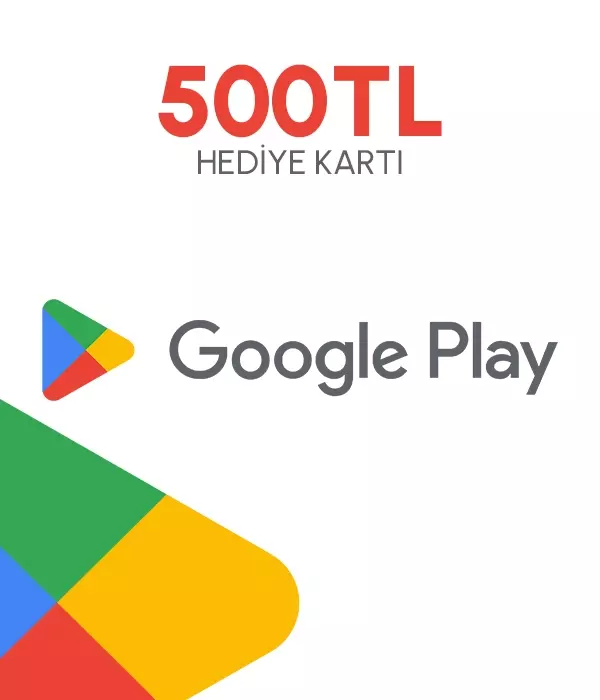 Google Play 500 TL Hediye Kartı