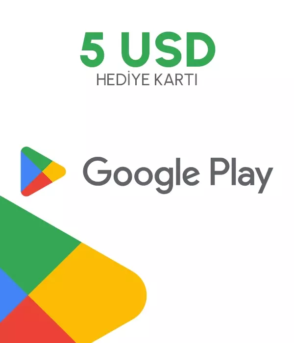 Google Play 5 USD Gift Card