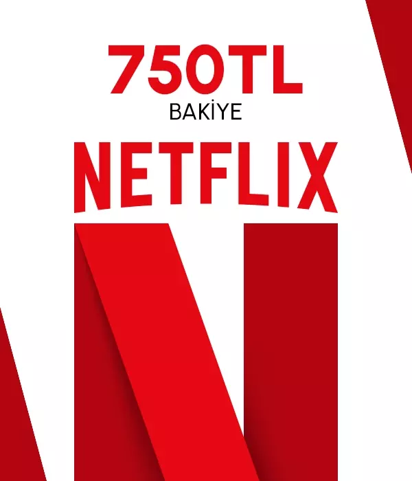 Netflix Hediye Kartı 750 TL