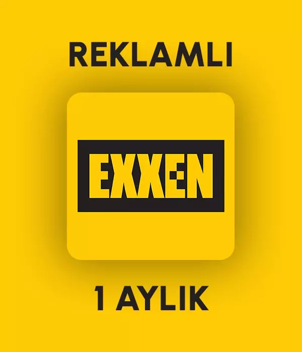Exxen 1 Aylık Üyelik (Reklamlı)